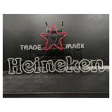 Large Heineken with star trademark / logo neon sign