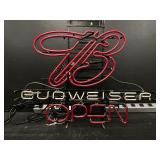 Bud / Budweiser King "B", Open neon sign