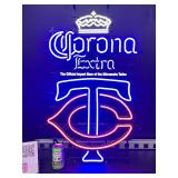 Corona Extra, MN Twins baseball MLB, TC Twins baseball LED sign