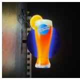 Blue Moon, double-sided LED w/ programmable timer