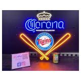 MN Twins baseball, MLB / Corona Beer LED