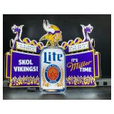 Miller Lite Vikings LED, with Viking ship