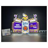 Miller Lite Vikings LED, with Viking ship