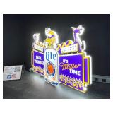 Miller Lite Vikings LED, with Viking ship
