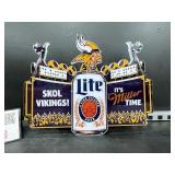 Miller Lite Vikings LED, with Viking ship