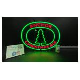 Anchor Steam Christmas Ale neon sign