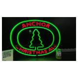 Anchor Steam Christmas Ale neon sign