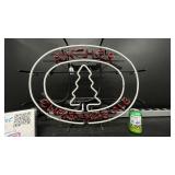 Anchor Steam Christmas Ale neon sign