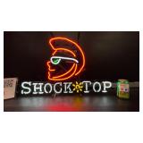 Shock Top neon sign