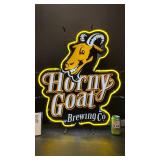 Horny Goat Brewing Co. neon sign