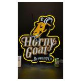 Horny Goat Brewing Co. neon sign