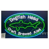 Dogfish Head Craft Brewed Ales neon sign,