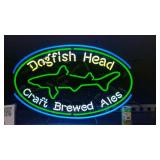 Dogfish Head Craft Brewed Ales neon sign,
