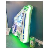 Rolling Rock Extra Pale Ale vacuum formed steeplechase, neon sign