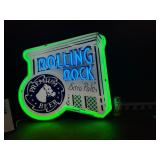 Rolling Rock Extra Pale Ale vacuum formed steeplechase, neon sign
