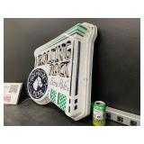 Rolling Rock Extra Pale Ale vacuum formed steeplechase, neon sign