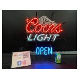 Coors Light Open, neon sign