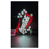 Coke, Coca-Cola bubbles, neon sign
