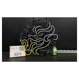 Tsing Tao Beer, neon dragon