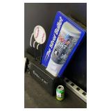 Coors Light Silver Bullet w/ neon baseball on 3D molded plastic background