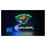 Minnesota Wild, Bud Light neon sign