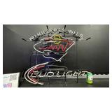 Minnesota Wild, Bud Light neon sign