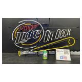 Miller Lite "On Deck" baseball