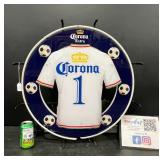 Corona Extra beer soccer / with futbol jersey, neon sign