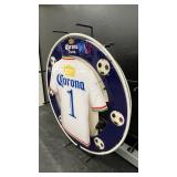 Corona Extra beer soccer / with futbol jersey, neon sign