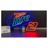 Miller Lite #2 neon sign