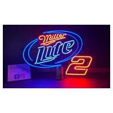 Miller Lite #2 neon sign