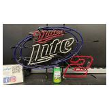 Miller Lite #2 neon sign