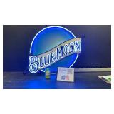 Blue Moon neon sign