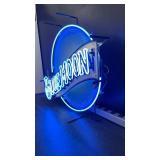 Blue Moon neon sign