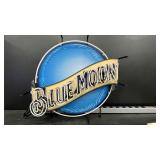 Blue Moon neon sign