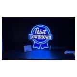 PBR Pabst Blue Ribbon, Lowertown St Paul, neon sign