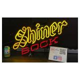 Shiner Bock neon sign