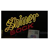 Shiner Bock neon sign