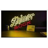 Shiner Bock neon sign