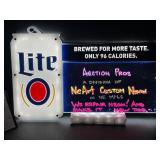 Miller Lite dry erase LED