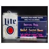 Miller Lite dry erase LED