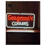 Seagrams Coolers neon sign