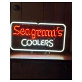 Seagrams Coolers neon sign