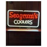 Seagrams Coolers neon sign