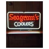 Seagrams Coolers neon sign
