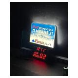 Coors, Born before, LED and clock