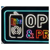 Lite Pride "Open & Proud" LED with inflatable rainbow, Lot of 2 items