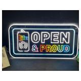 Lite Pride "Open & Proud" LED with inflatable rainbow, Lot of 2 items