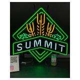 Summit neon sign