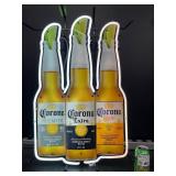 Corona bottles: Corona Premier, Corona Extra, Corona Light